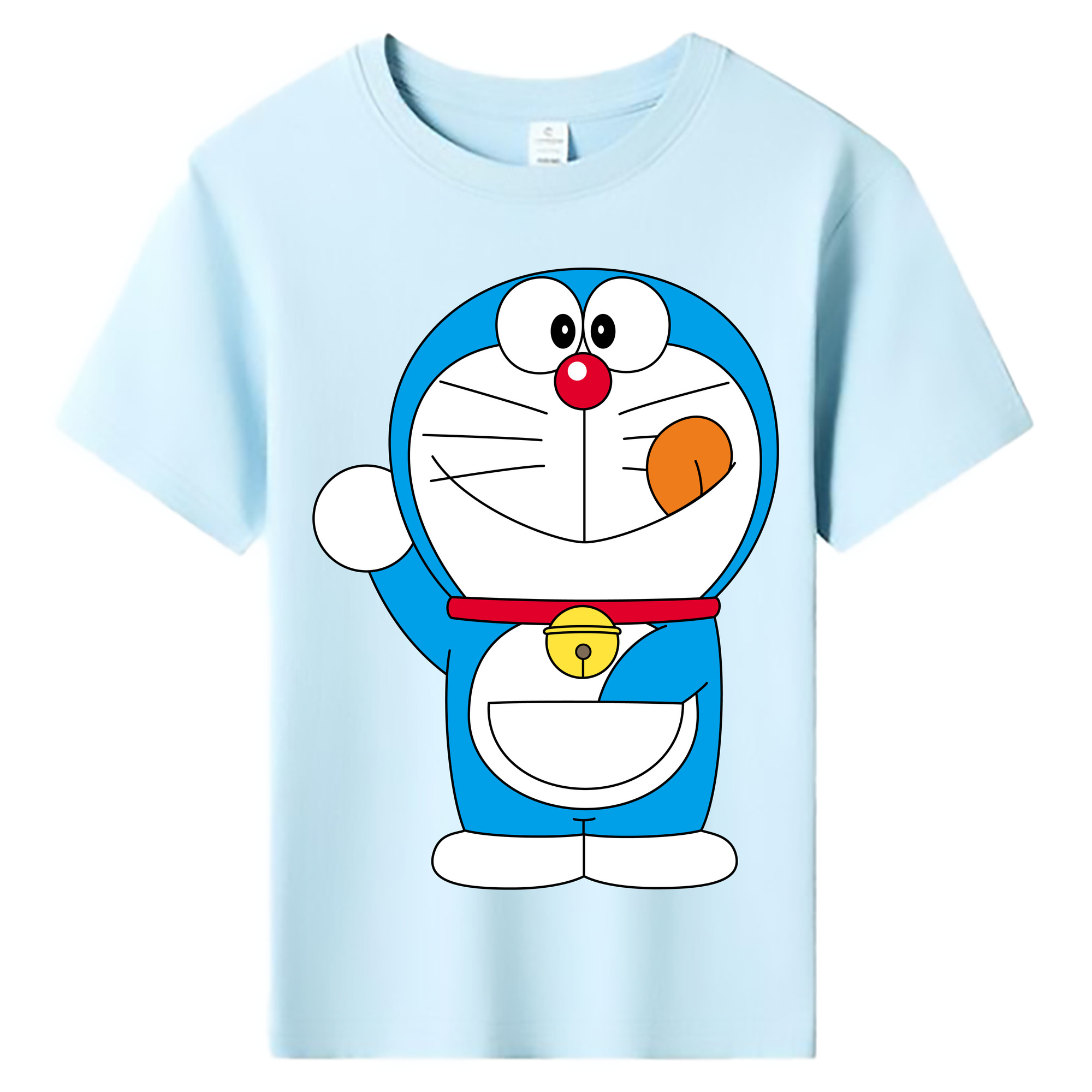 （画像用） ドラえもん Doraemon 綿100％キッズTシャツ（フロントプリント）